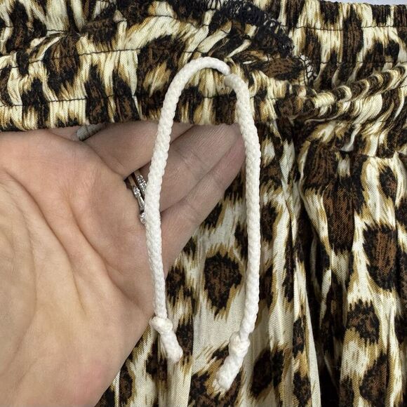 Painted Pony Tiered Maxi Skirt OS Animal Print Festival 90s Broomstick Boho Y2K - Picture 5 of 7